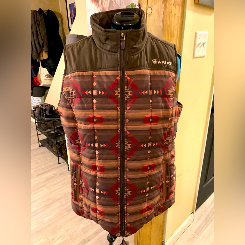 Aztec Print Ariat Vest XXL